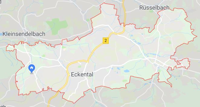 Landkarte Eckental