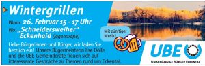 Wintergrillen der UBE - Einladung