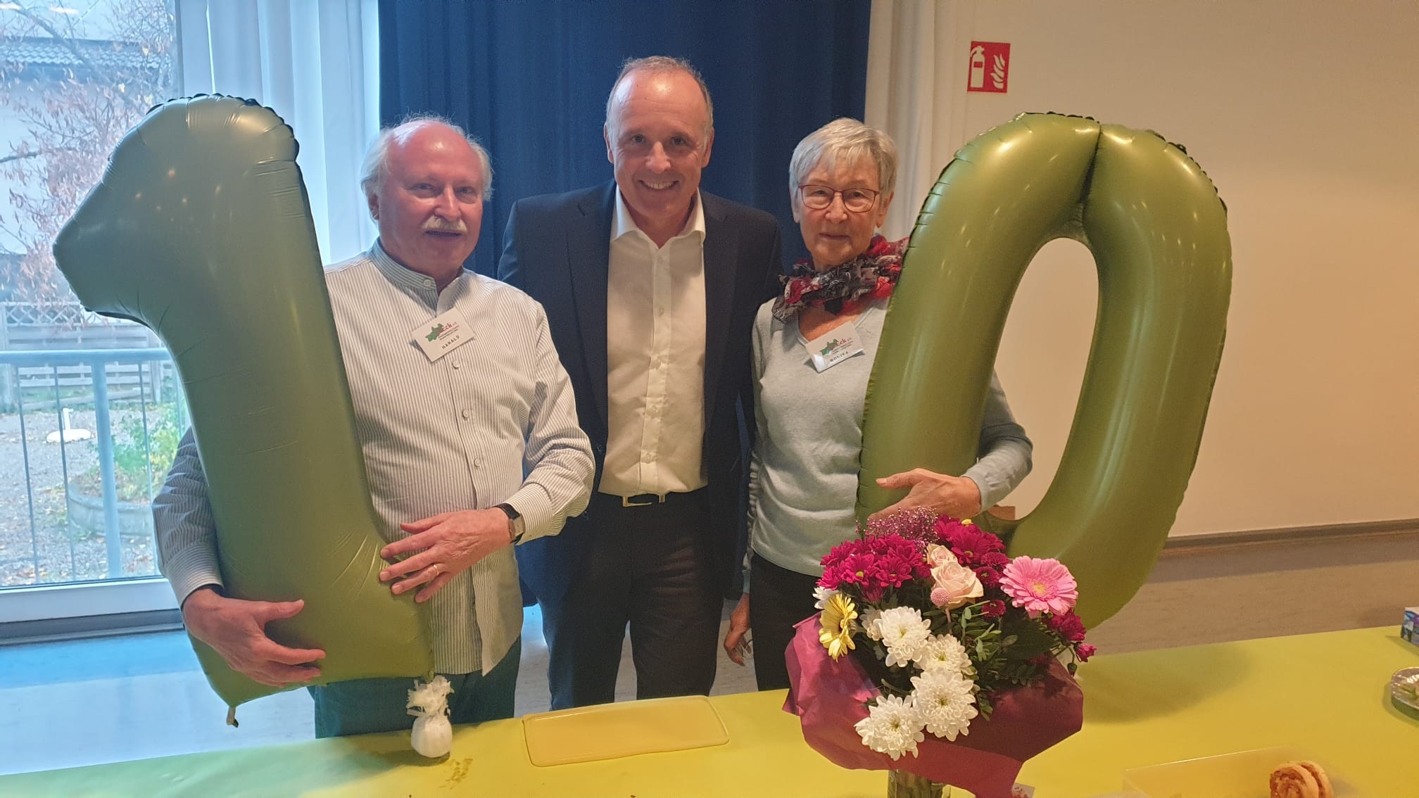 10 Jahre FLEck e.V. Dr. Harald Betz, Felix Zosel, Dr. Monika Nottbeck