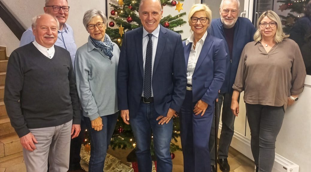 Adventsgrüße Ilse Dölle, Felix Zosel, Gemeinderäte