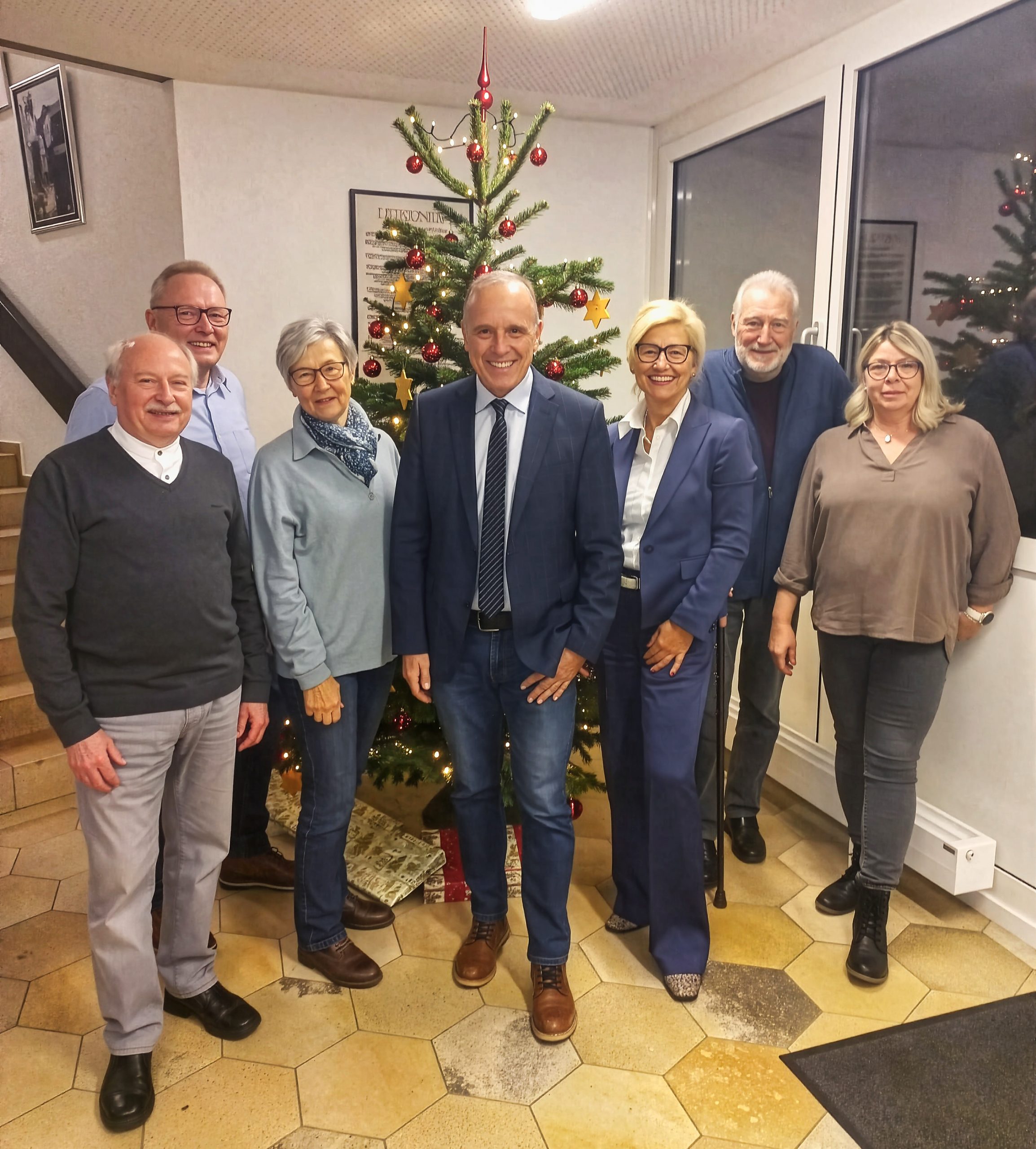 Adventsgrüße Ilse Dölle, Felix Zosel, Gemeinderäte