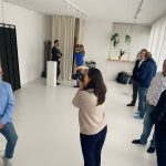 Bitte Lächeln - Fotoshooting für den Flyer der UBE