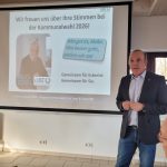 Vorstellung Bürgermeisterkandidat Felix Zosel sowie die Kandidatinnen und Kandidaten der UBE